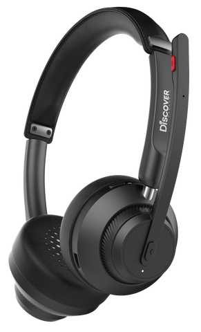 Discover Boomstick wireless headset shown by itself