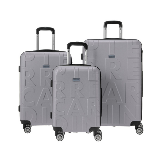 ENSEMBLE DE 3 VALISES SILVER GALINA