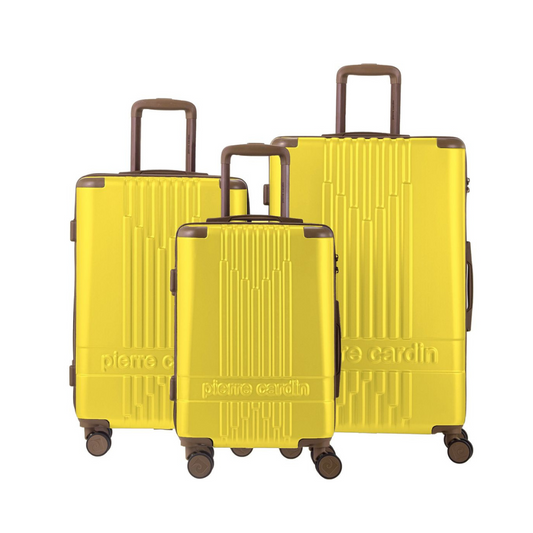 Ensemble de 3 valises LIGHT YELLOW ALPHA