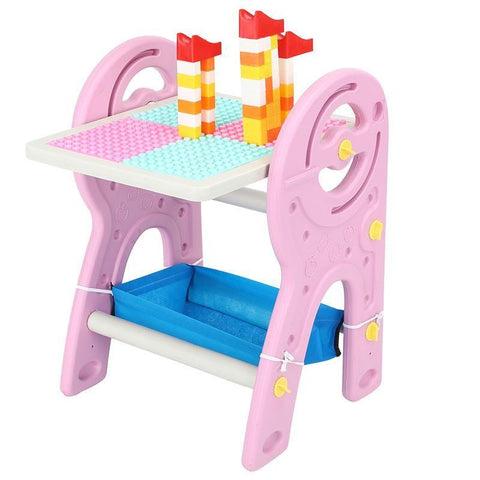 Dreeba Multi functional building block table + Drawing Board - Zrafh.com - Your Destination for Baby & Mother Needs in Saudi Arabia