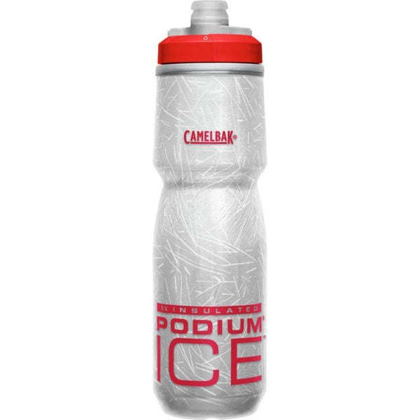 Camelbak Podium Chill 24oz Insulated Water Bottle Fiery Red/White  886798014746