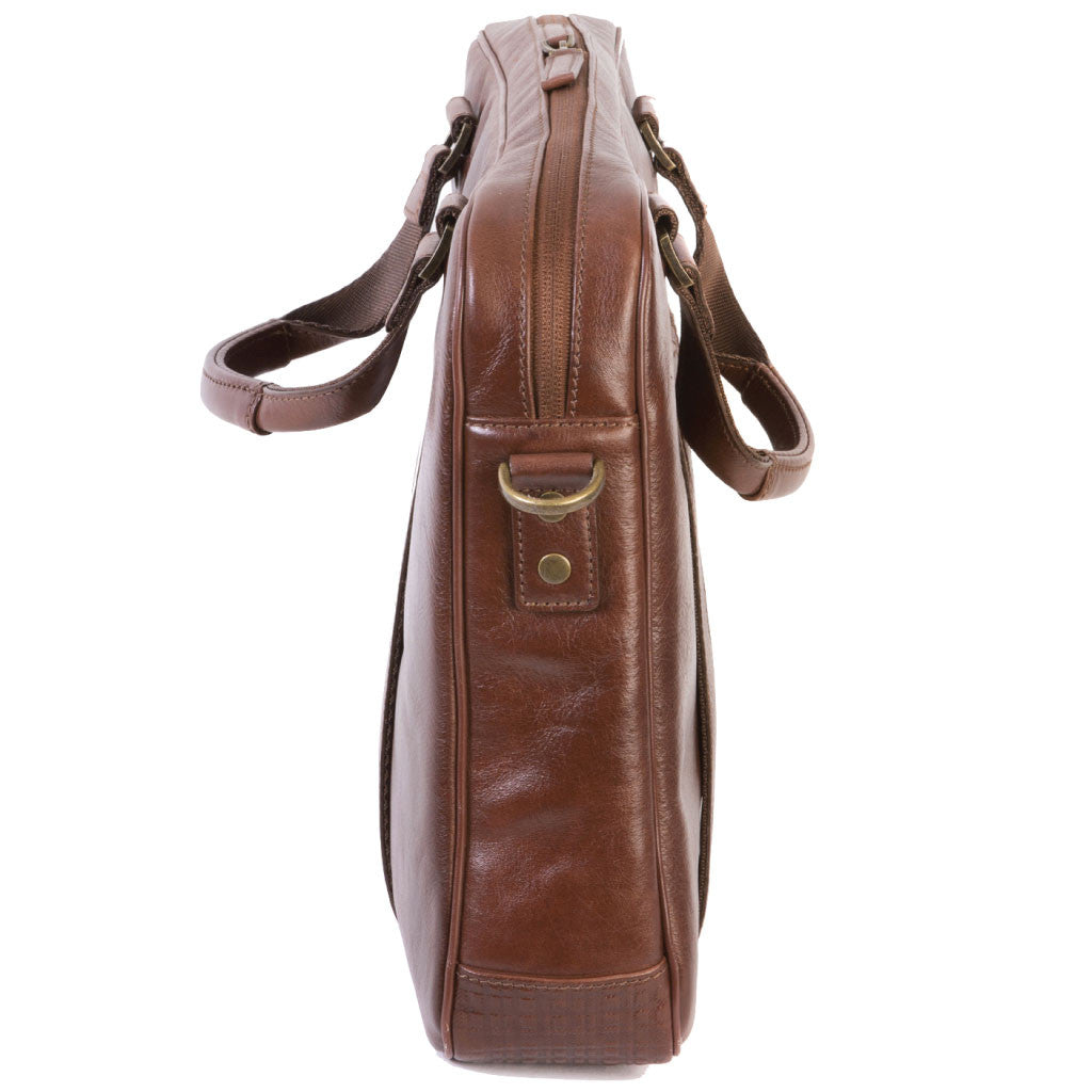 boconi zipster leather breifcase