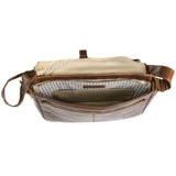 Boconi Becker Whiskey Brown Leather 1-Buckle RFID Messenger Bag – Oak Roads