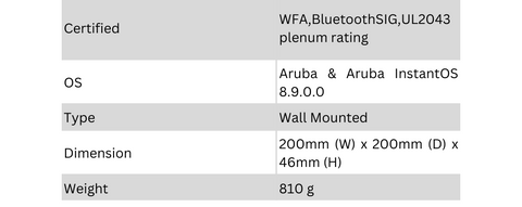 aruba wireless network device