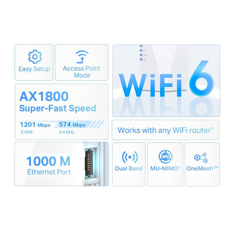 tp link ax3000 wifi 6 range extender