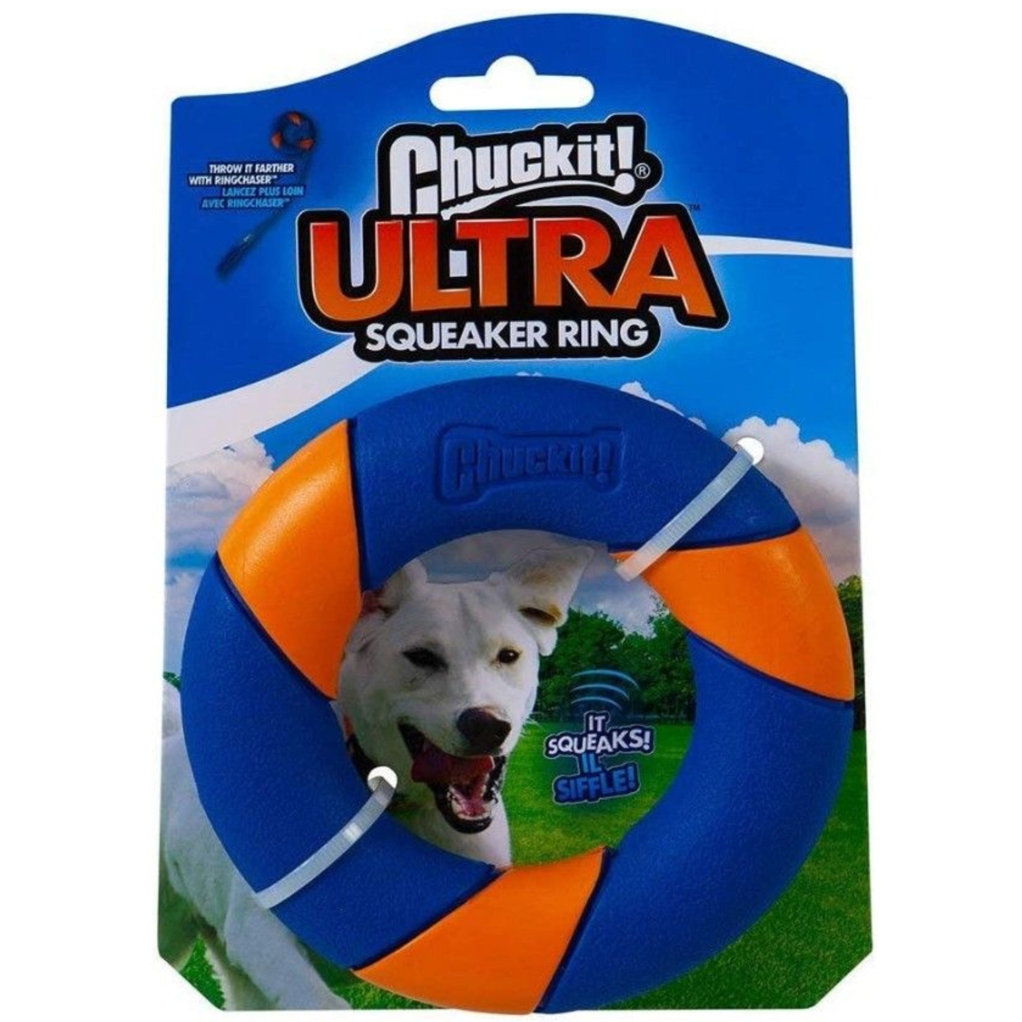 Chuckit! Ultra Squeaker Ring Dog Toy 1 count
