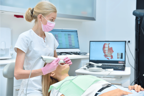 Dental professional scans