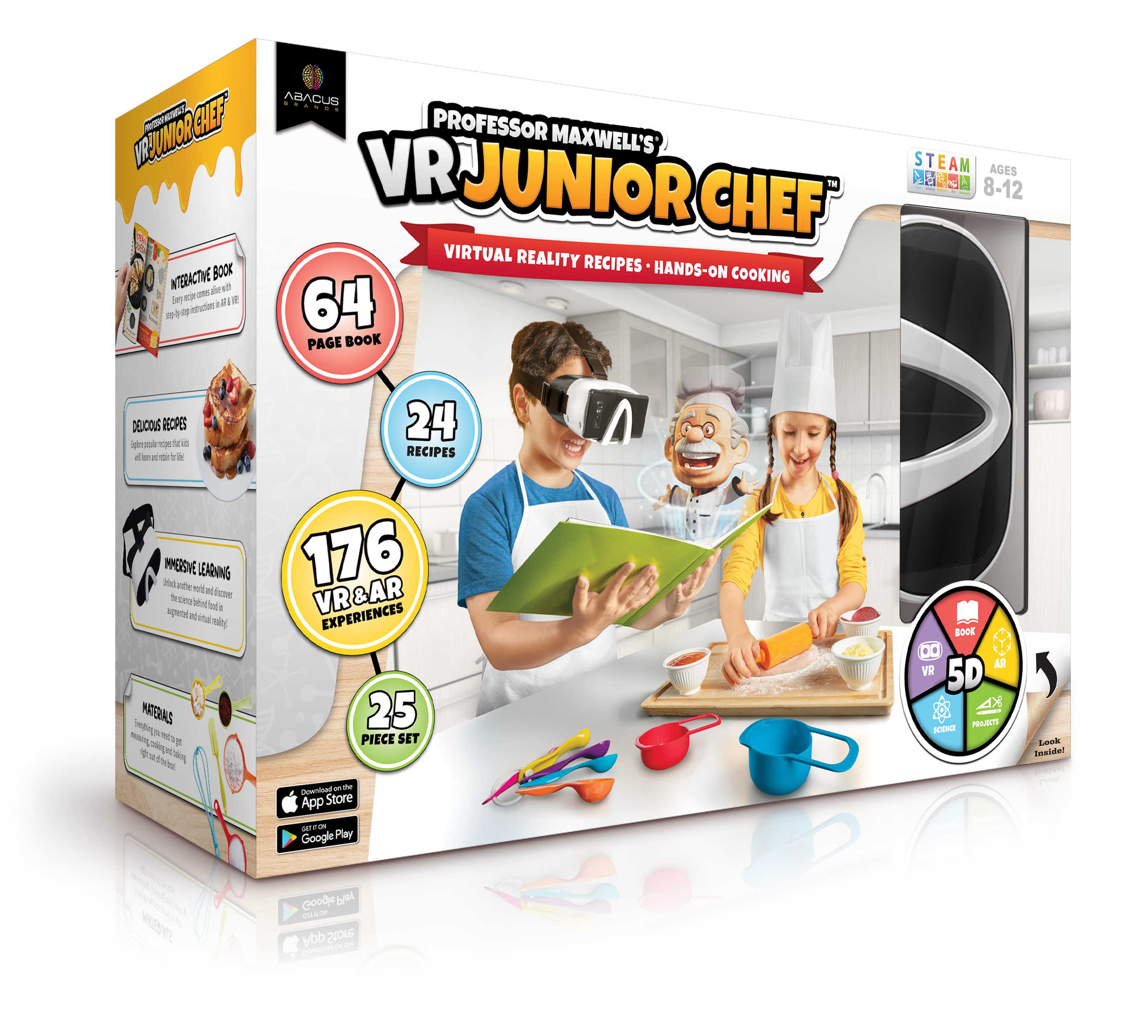 Abacus Brands, Inc. - Professor Maxwell's VR Junior Chef - Interactive Cooking Set