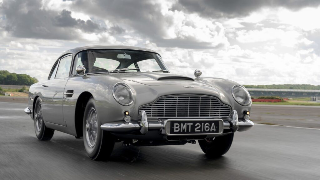 Aston Martin DB5 famous movie cars