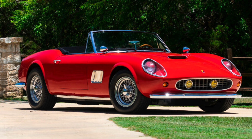 Ferrari 250 GT California Spyder from Ferris Buellers Day off, famous movie cars.