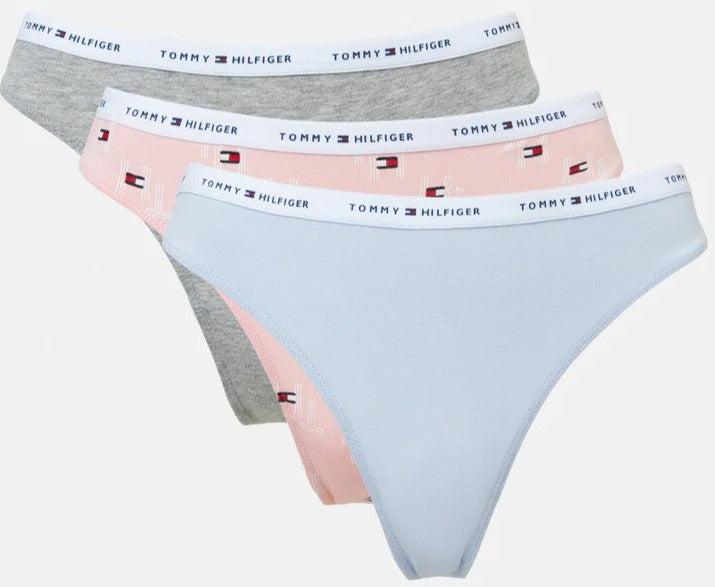 Tommy Hilfiger Women's Cotton Hipster Underwear 3 Pack - Tommy Sky, Ap