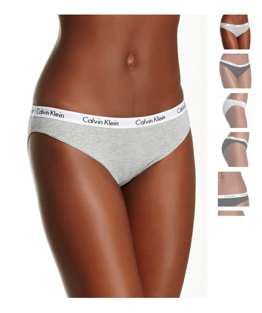 Calvin Klein Women's Carousel Thong 5-Pack - Black/Nymph's Thigh/Tawny  Port/Grey Heather/Confetti