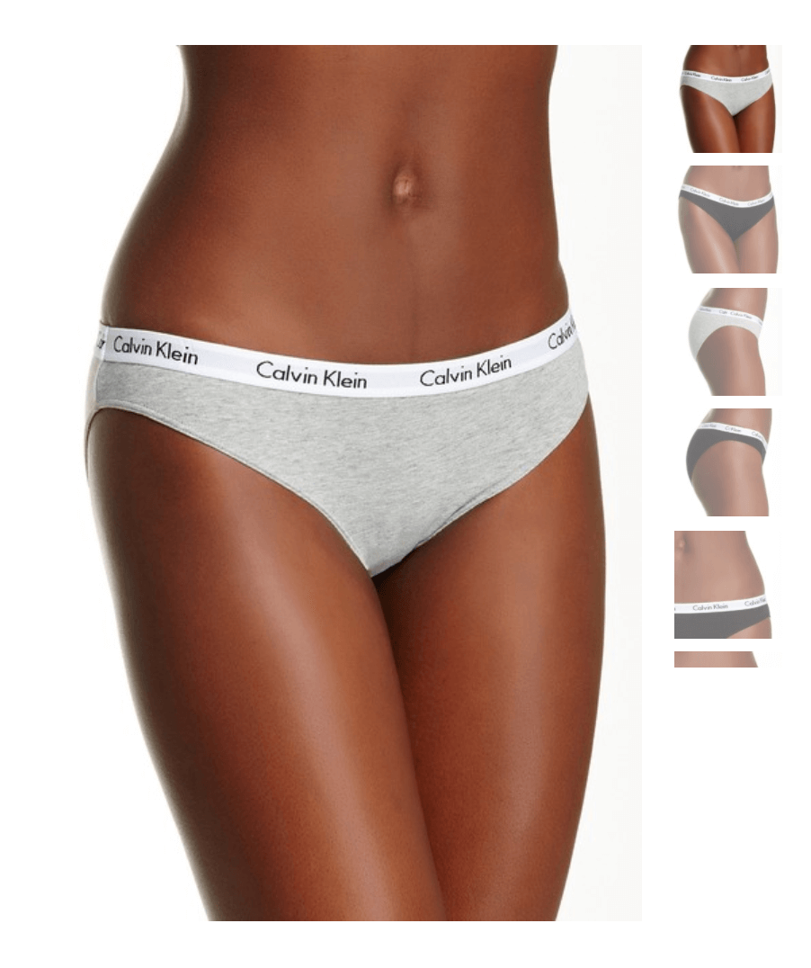 Calvin Klein Women's Carousel Logo Cotton Stretch Bikini Panties