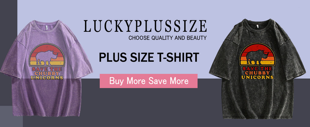 Women Plus Size Save the Chubby Unicorns T-Shirt