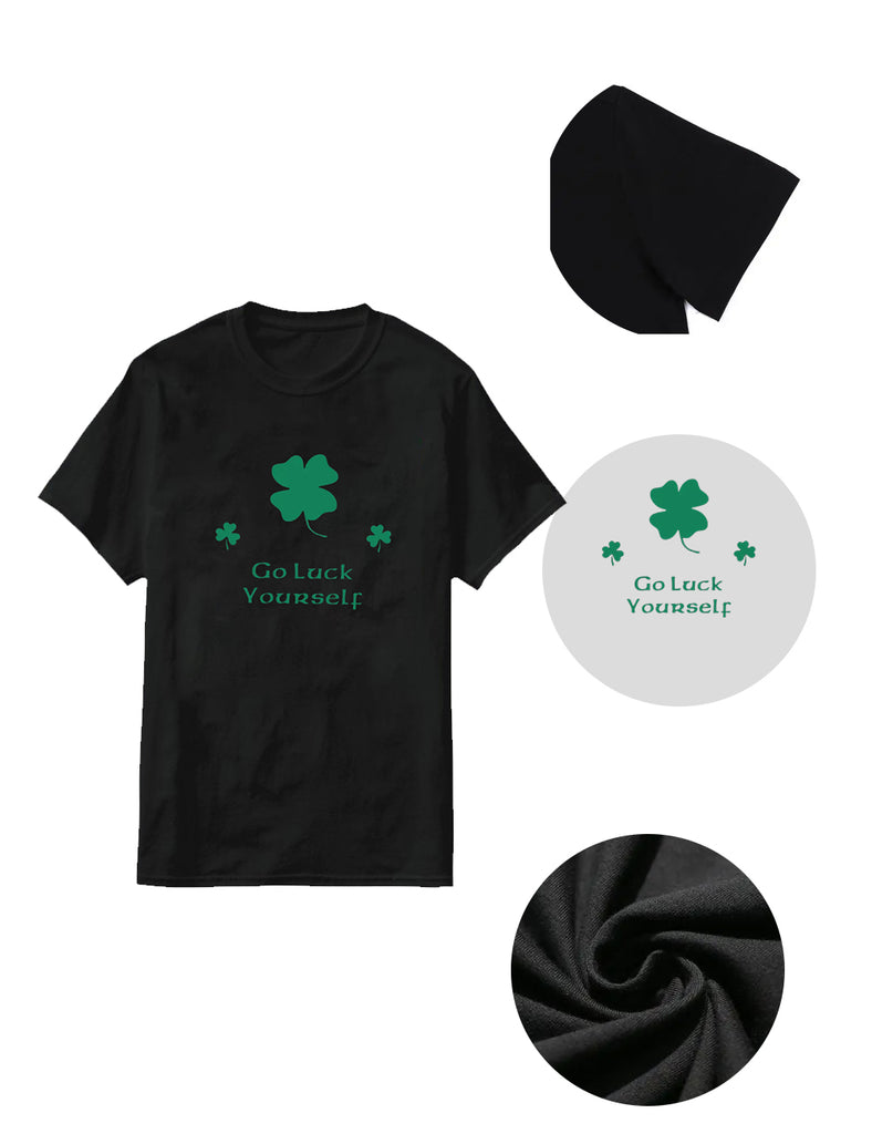 Women Plus Size New Four Leaf Clover St. Patrick's Day T-Shirt