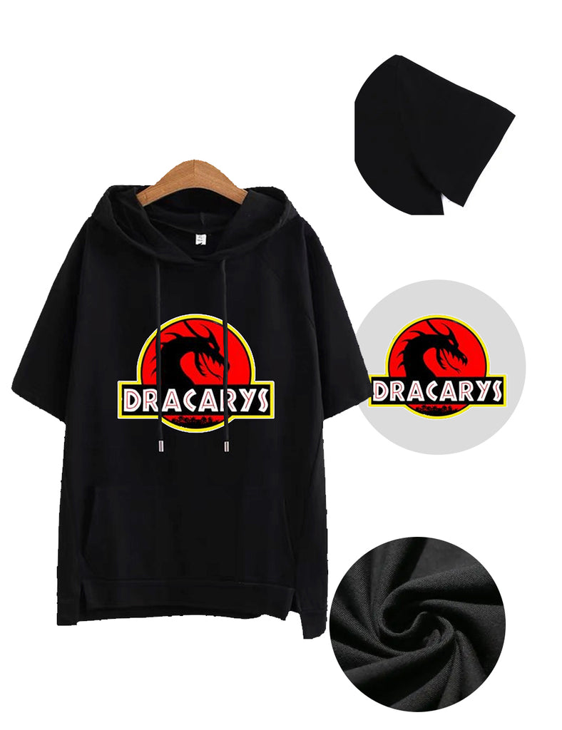 Women Plus Size Dracarys Jurassic Dragon Thrones Parody T-Shirt