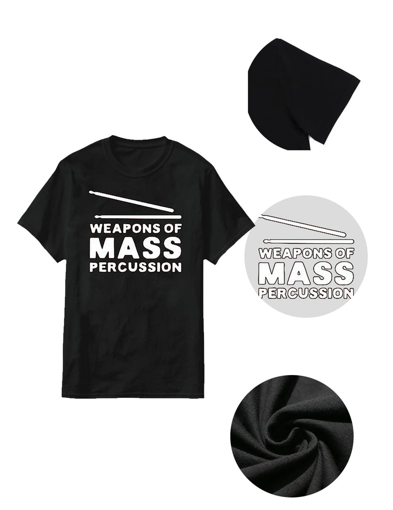 Women Plus Size Weapons Of Mass Percussion T-Shirt