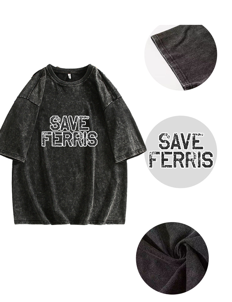 Women Plus Size Save Ferris T-Shirt