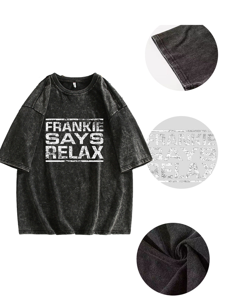 Women Plus Size Frankie Says Relax T-Shirt