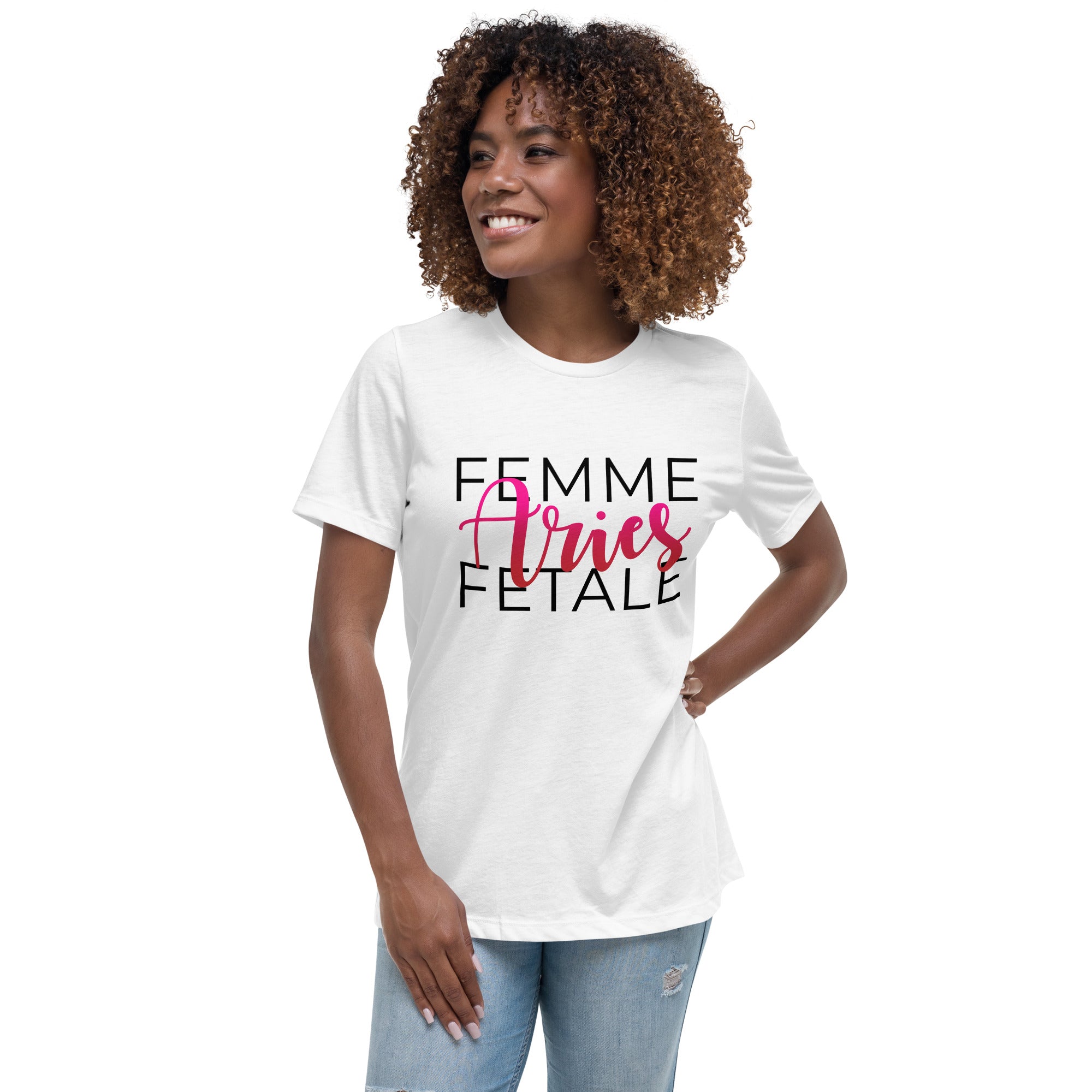 Leo Femme Fetale Women s Relaxed T Shirt