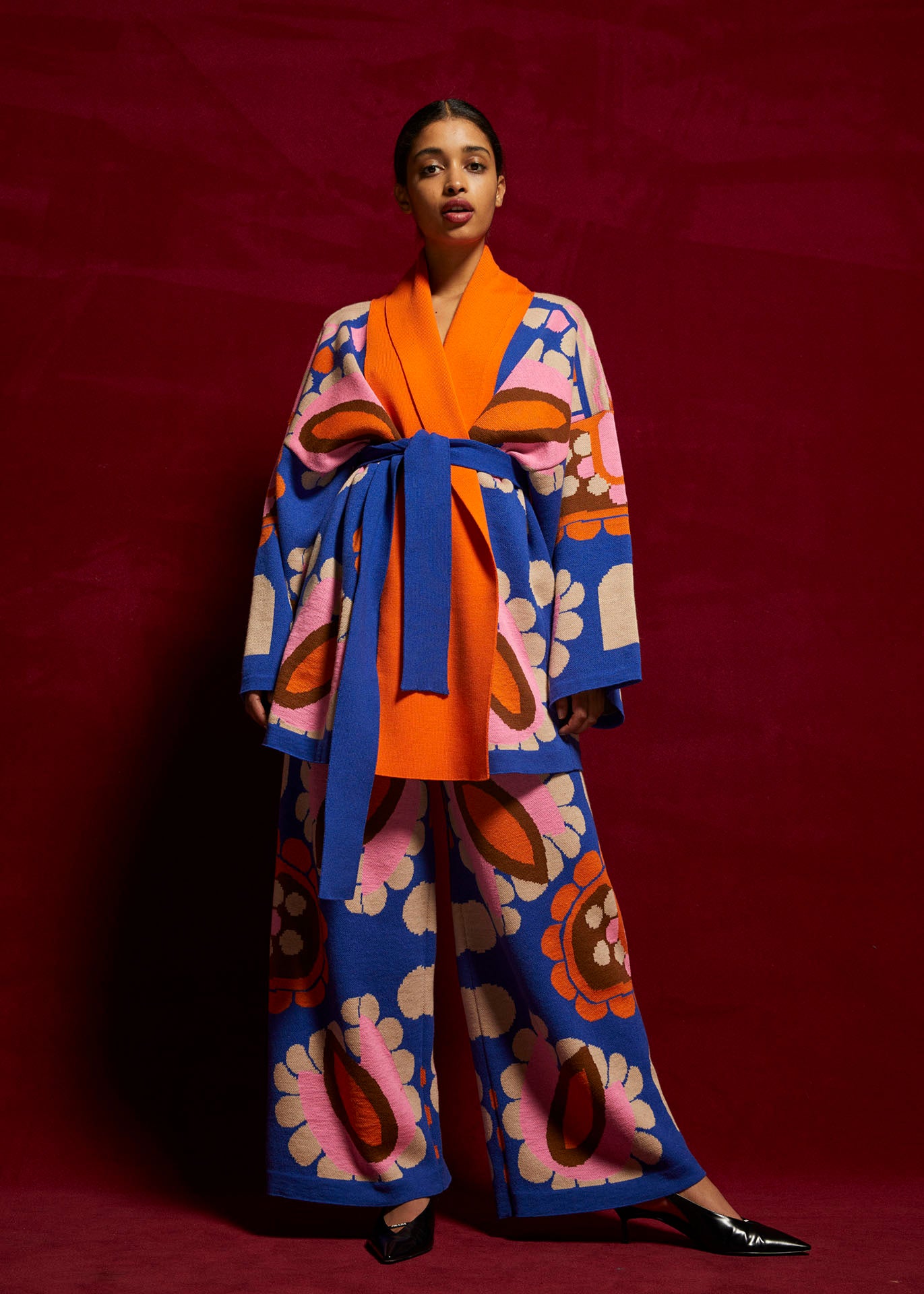 boeren Platteland Handel PETALOUDA Knitted Kimono Jacket Benedetta – RIANNA + NINA