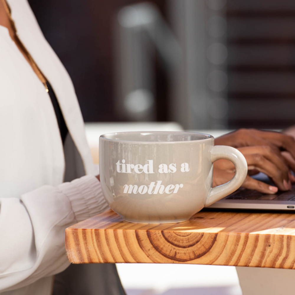 Baby Mama Cappuccino Mug – Tate + Zoey