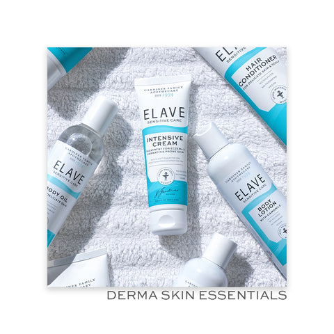 Elave Happy. Skin. Gardiner Family Apothecary Sensitive Skincare Eczema Psoriasis Rosacea Dermatitis