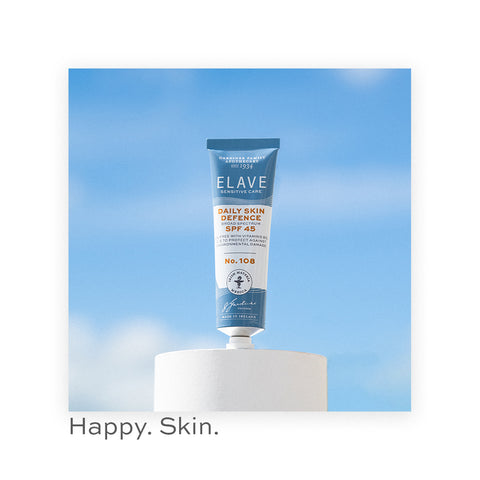 Elave Happy. Skin. Gardiner Family Apothecary Sensitive Skincare Eczema Psoriasis Rosacea Dermatitis