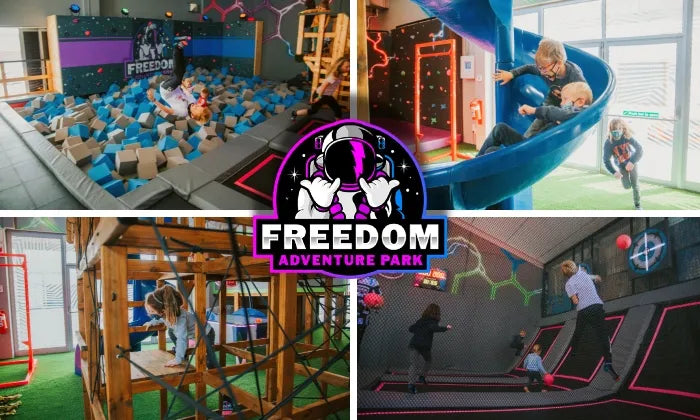 1 or 2-Hour play-time session for two kids at Freedom Adventure Park