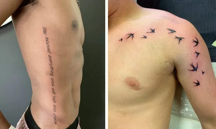 60 Strength Tattoos For Men  Masculine Word Design Ideas