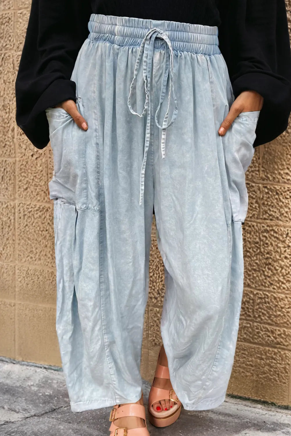 Drawstring Jeans