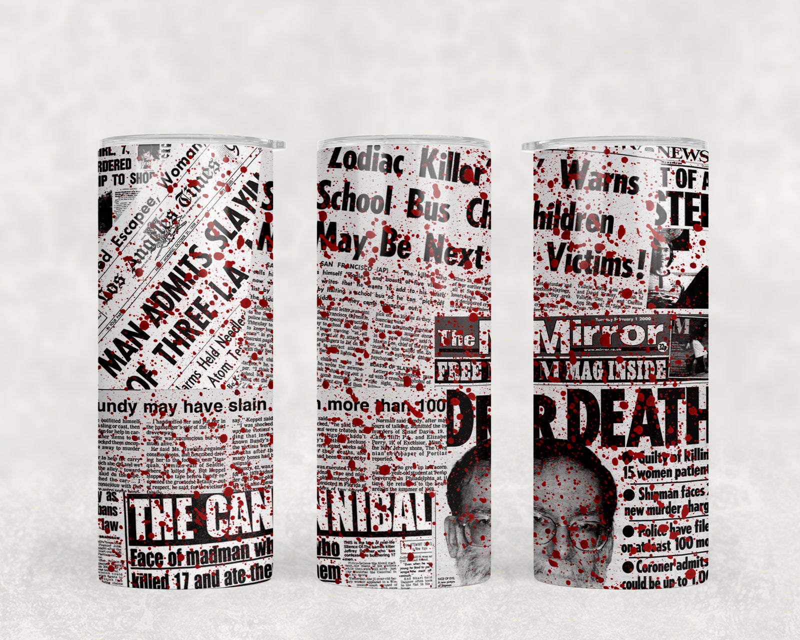 Talk Murder to Me Glittered Acrylic Bookmark – M4 Tumblers and More