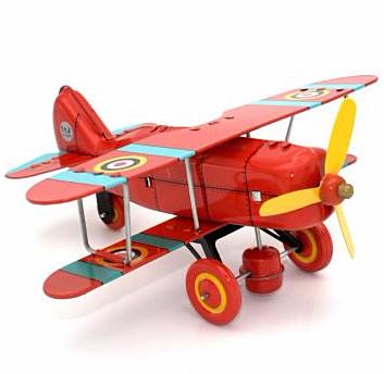 red toy plane