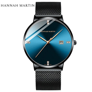 Men Watch Stainless Steel Classical Business Waterproof Top Brand - Paris Jewelry