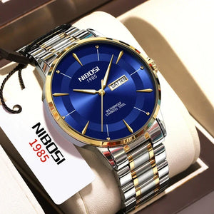 NIBOSI Quartz Watch For Men Sports Top Luxury Male Waterproof Luminous - Paris Jewelry