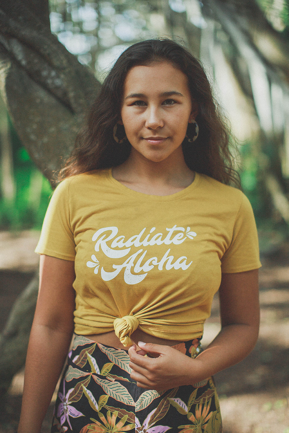 Dolkii Tee Radiate Aloha II in Pineapple