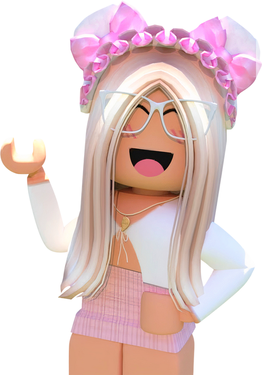 Roblox Girl 3 - PNG - Instant Digital Download