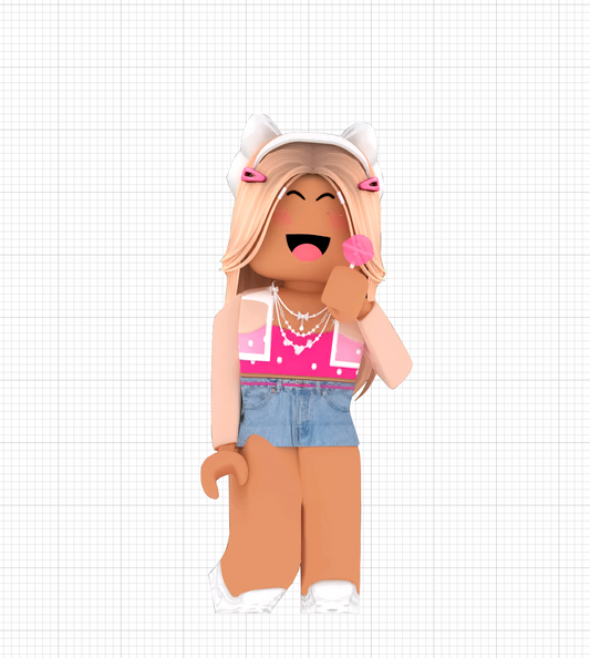 Roblox girls PNG - Digital Download