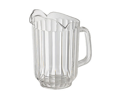 Winco WPC-60 Clear Polycarbonate 60 oz. Water Pitcher