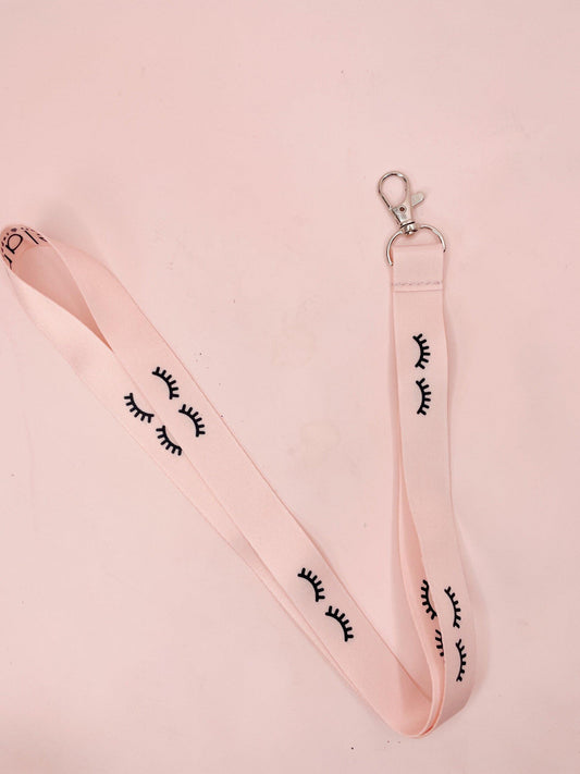 Elan Beaute and Supplies Lash Pink Motel Keychain