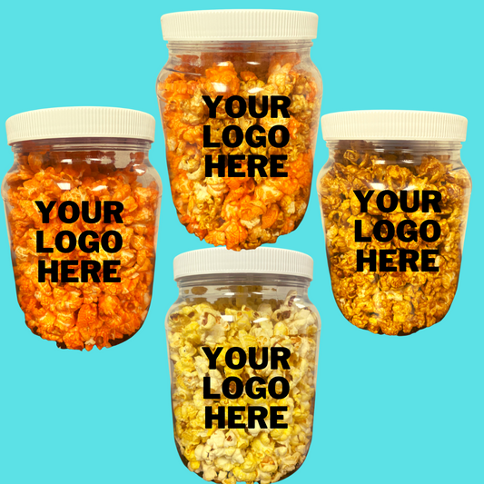 Half Gallon Popcorn Jars- 4 Count – Just Popped Popcorn