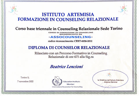 Diploma Counselor Relazionale