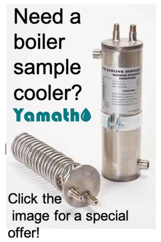 Boiler sample cooler