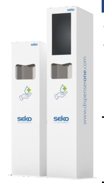 SEKO Dispenser ONE The indispensable heavy duty hand sanitizer system ...