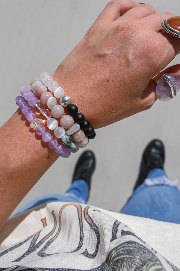 moonstone crystal bracelets