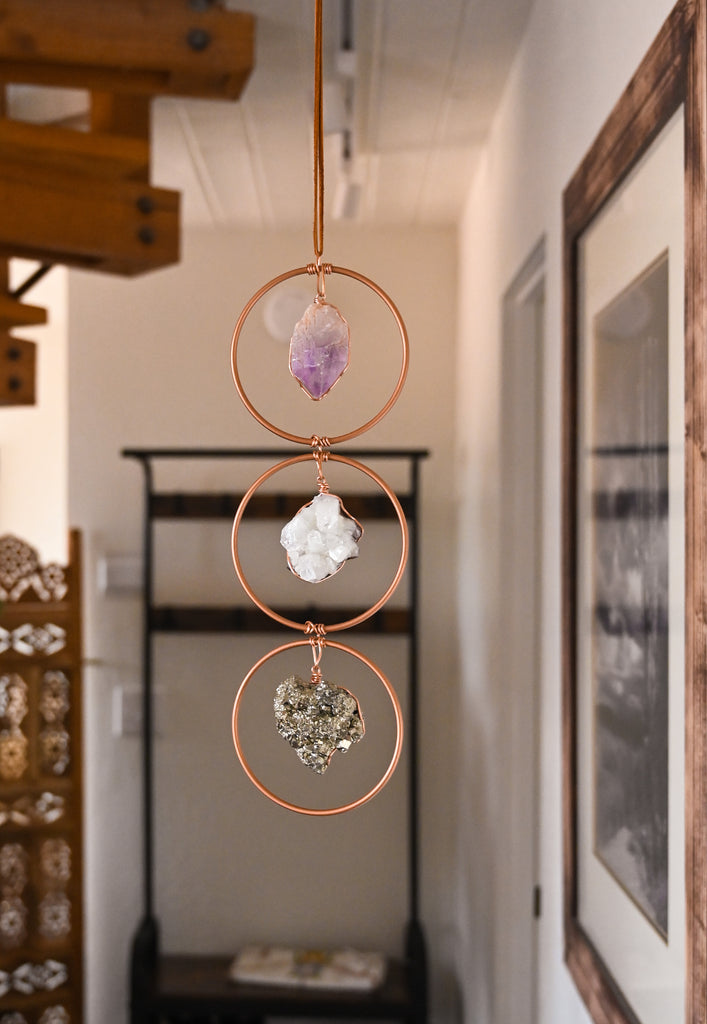 crystal decor hanger chakra