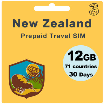 Carte SIM de voyage prépayée Chili 12 Go 30 jours