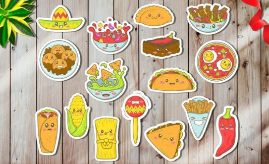 Food Kawaii Sticker Bundle