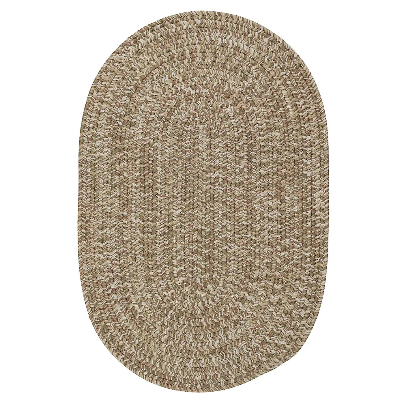 Carrington Tweed Natural Handcraft Braided Rug