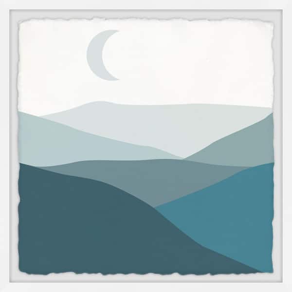 "Mystic Mountains" by Marmont Hill Framed Abstract Art Print 24 in. x 24 in.